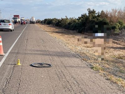 Un ciclista murió tras ser atropellado por un camión en Lavalle