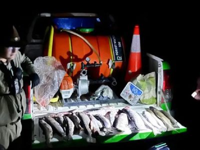 Detectaron fogones para asado mal apagados en la costa del rio Collón Curá