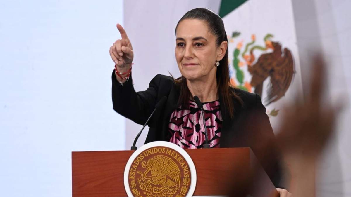 La presidenta Claudia Sheinbaum en Palacio Nacional