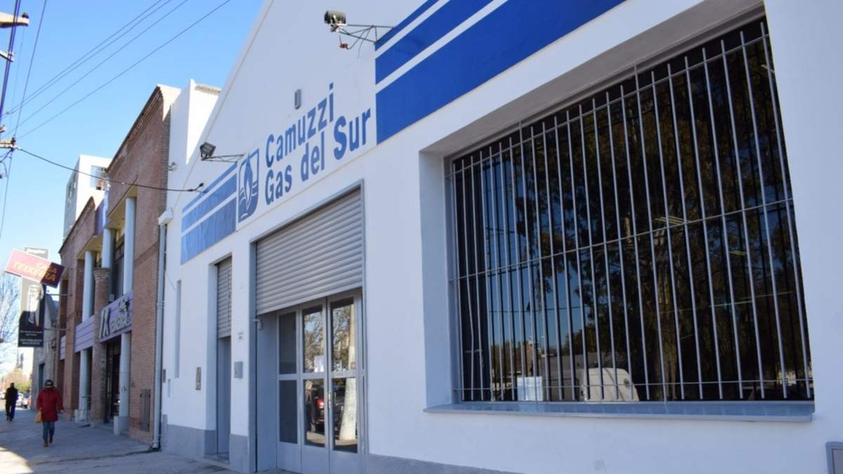 Las oficinas de Camuzzi. Fuente: (Twitter)