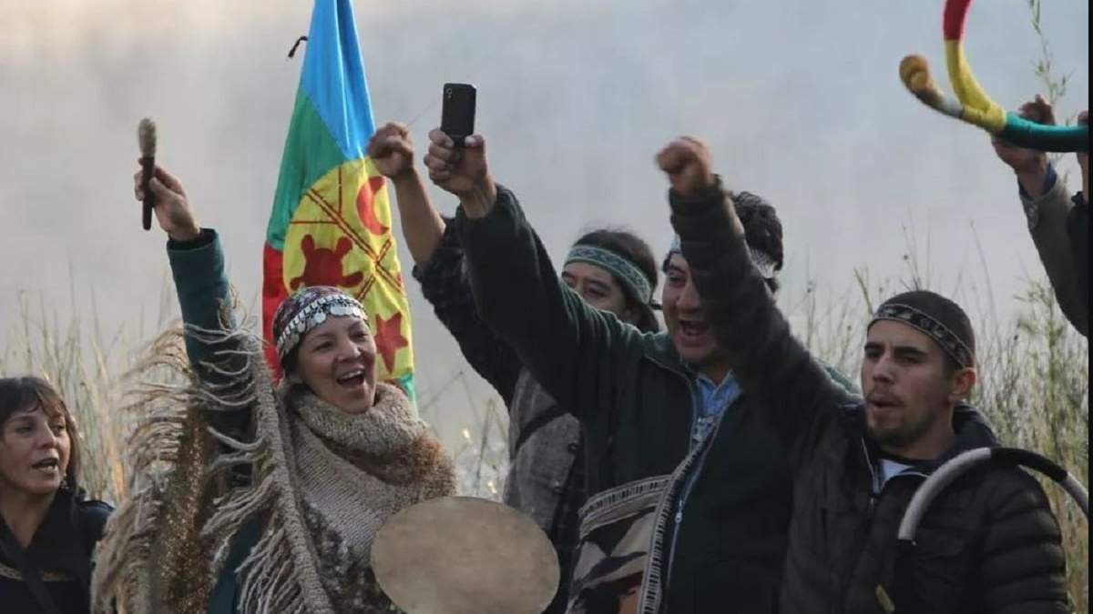 Comunidad mapuche Paisil Antriao expresó su apoyo al pueblo de Jujuy. Fuente: (Diario Andino)