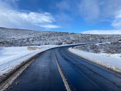 Neuquén tapado de nieve: hay varias rutas intransitables y dos pasos fronterizos cerrados
