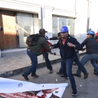 Marcha a favor de AMLO termina en batalla campal en Monclova