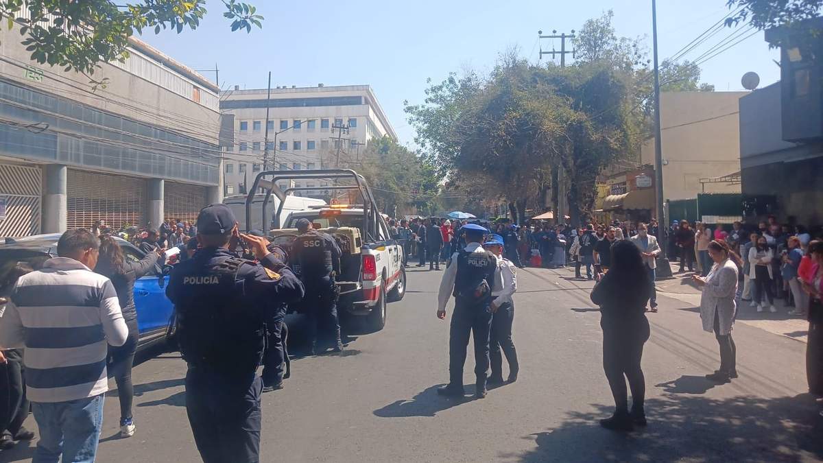 Movilización policiaca en la colonia Doctores