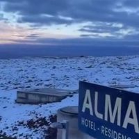 Se registraron inusuales nevadas en el norte de Chile
