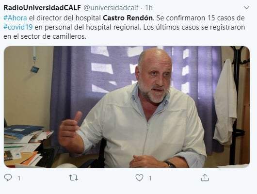 Matías Lammel, director del nosocomio Castro Rendón