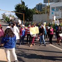 Familiares de niños con cáncer protestan en Oaxaca por desabasto de medicamentos