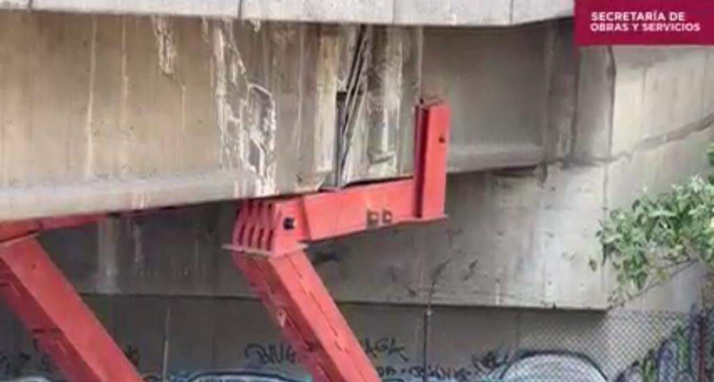 Reforzamiento en tramo elevado de la Línea 9 del Metro