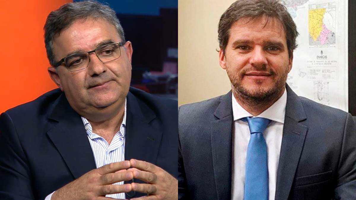 Raul Jalil, gobernador de Catamarca, y Federico Bernal, el interventor del ENARGAS. Fuente: (Minuto Neuquén)