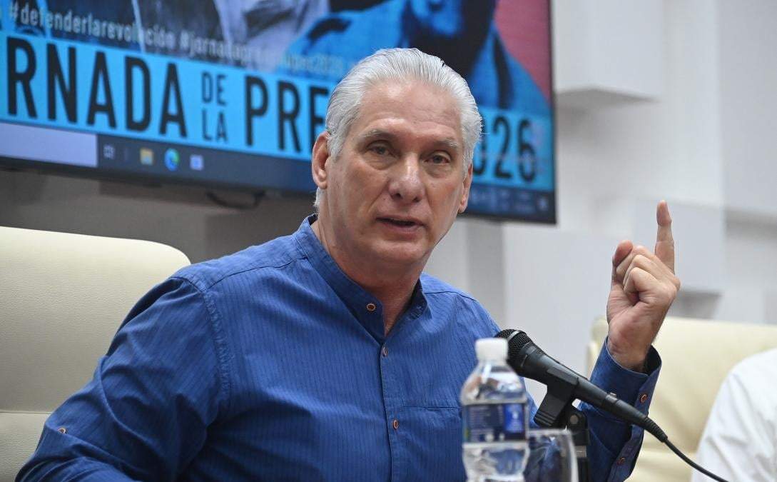 El presidente de Cuba, Miguel Díaz-Canel