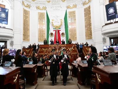 El Heroico Colegio Militar ya tiene sus letras de oro en el Congreso de la CDMX