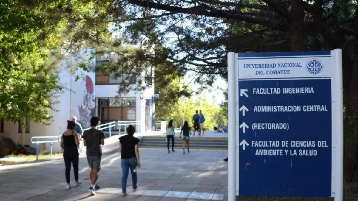 Universidad Nacional del Comahue. Fuente: (Twitter)