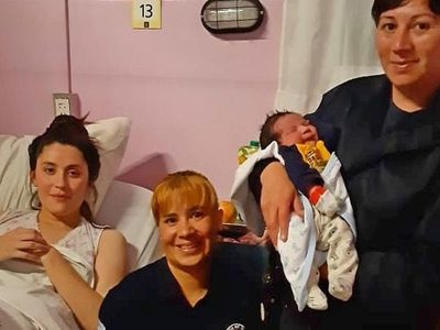 ¡Policías heroínas!: El parto más emotivo fue en Bariloche...