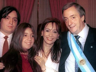 El homenaje de Florencia Kirchner a su padre por su asunción como Presidente