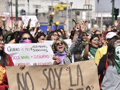 Histórico paro de las mujeres mexicanas en contra de la violencia y los femicidios