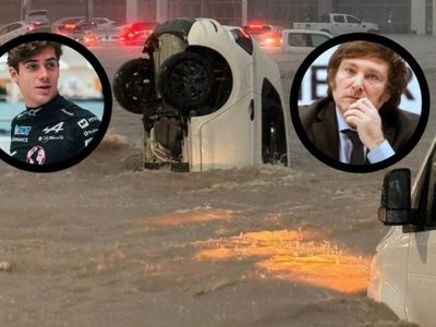 El fuerte posteo de Franco Colapinto contra Javier Milei por el trágico temporal de Bahía Blanca
