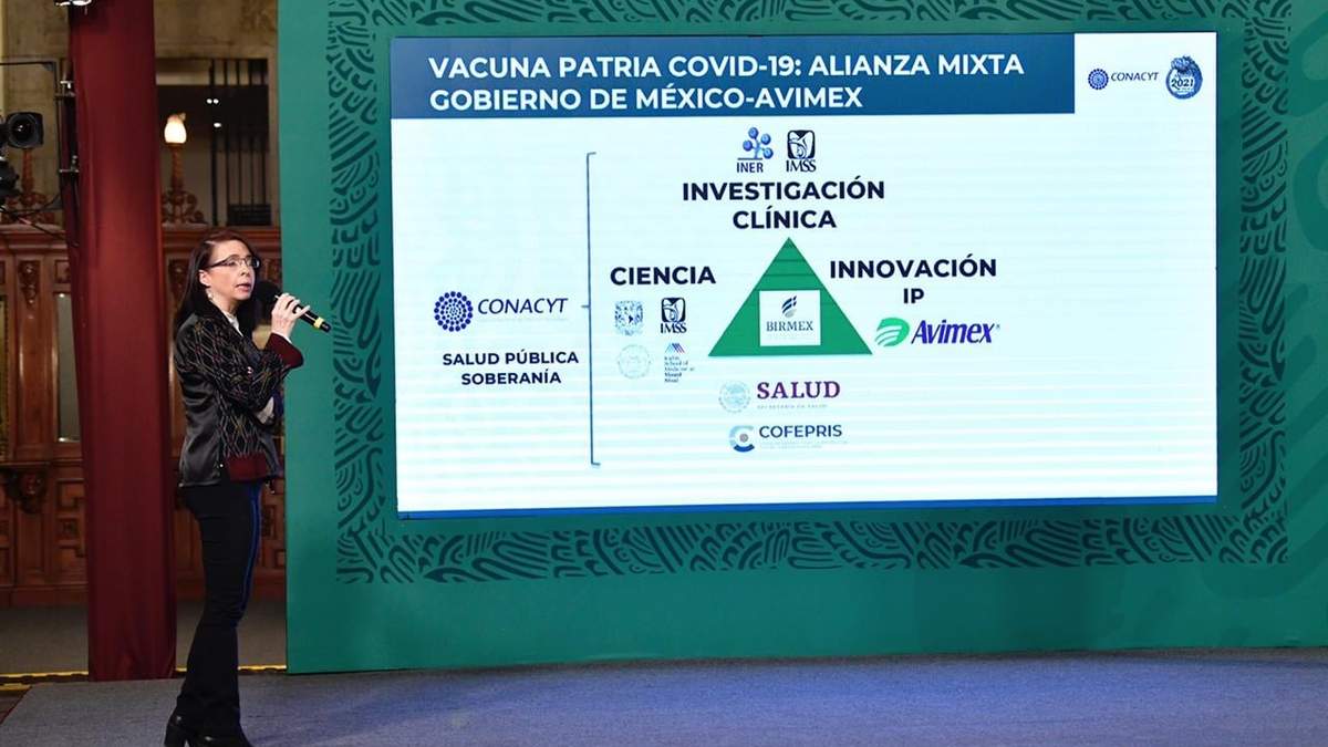 La directora del Conacyt, María Elena Álvarez - Buylla